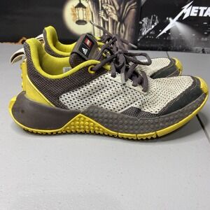 Adidas x Lego Sport Pro Junior Kids Athletic Sneaker Shoes Brown Yellow Size 3